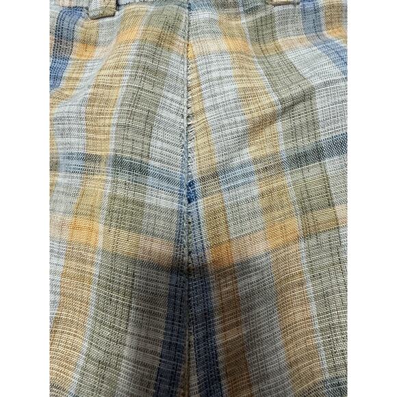 Tommy Bahama Men's Blue Orange Linen Chino Shorts - Size 41x10 *READ* - Picture 3 of 7